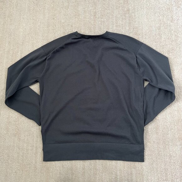 Uniqlo Grey Hilo Cotton Blend Sweater Knit Top M - Picture 4 of 10